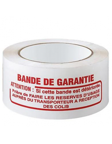 Ruban Adhésif PVC 'BANDE DE GARANTIE'